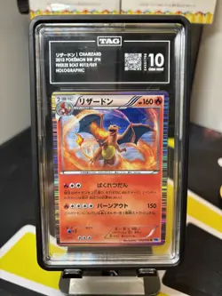 2012 Pokemon Japanese Charizard Unlimited Freeze Bolt 12/59 TAG 10 - Image 1