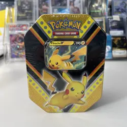 Pokemon TCG V Powers Tin Set - Pikachu 2020 - New Factory Sealed - Image 1