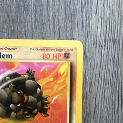 WOTC Golem 36/62 Fossil 1st Edition Holo Rare Holo English 80HP 1999 - Image 3