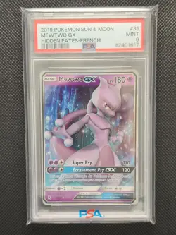 Mewtwo GX 31/68 - Destinees Occultes - Gradee 9/10 - Ultra Rare - Carte Pokemon - Image 1