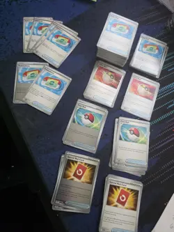 199x Pokemon Trainer Bulk Lot - Poke Pad / Ultra Ball / Poke Ball / Red Card - Image 1