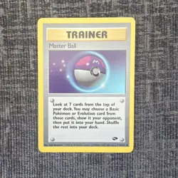 Pokemon TCG Master Ball Gym Challenge Uncommon Trainer 116/132 2000 - Image 1