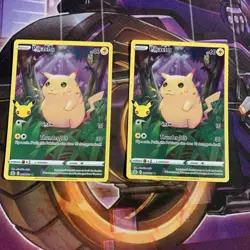 Pikachu 005/025 Holo Rare Celebrations Pokemon NM/M LOT OF 2! - Image 1