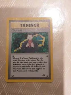 Wizards of the Coast Pokemon TCG Giovanni 18/132 Gym Challenge Holo - Image 1