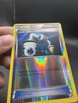 Energy Switch 94/114 Black & White Reverse Holo Pokemon TCG LP - Image 3