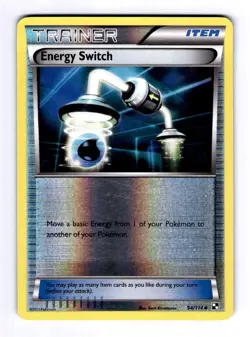 Energy Switch Black and White #94 (2011) Uncommon Reverse Holo LP Pokemon - Image 1