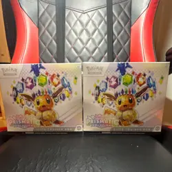 Pokemon TCG Prismatic Evolutions Elite Trainer Box English 2 Boxes - Image 1