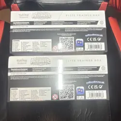 Pokemon TCG Prismatic Evolutions Elite Trainer Box English 2 Boxes - Image 4
