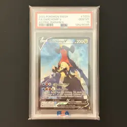 Pokemon Astral Radiance Trainer Gallery Garchomp V TG23 Full Art Holo PSA 10 - Image 3