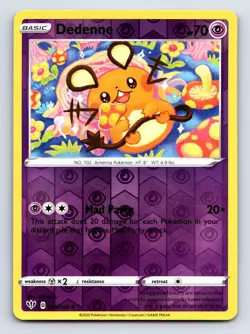 Dedenne 078/189 Uncommon Darkness Ablaze Pokemon Reverse Holo Lightly Played - Image 1