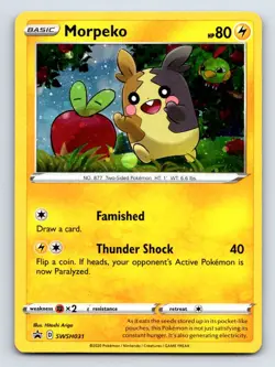 Morpeko (Blister Exclusive) SWSH031 Holo Promo Sword & Shield Promo Pokemon LP - Image 1