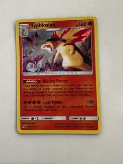 Typhlosion 42/214 Sm-Lost Thunder Holo Pokemon - Image 1