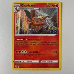 Pokemon Go #10 Charizard Holo Rare - Image 1
