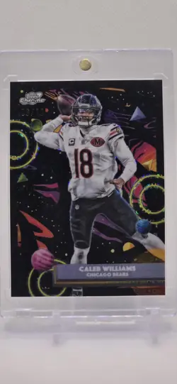 2025 Topps Cosmic Chrome Caleb Williams Black Eclipse #16 /10 Bears SSP OBO - Image 1