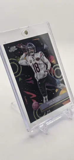 2025 Topps Cosmic Chrome Caleb Williams Black Eclipse #16 /10 Bears SSP OBO - Image 3