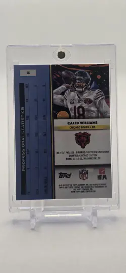 2025 Topps Cosmic Chrome Caleb Williams Black Eclipse #16 /10 Bears SSP OBO - Image 4