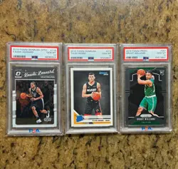 Panini PSA 10 Graded 3-Card NBA Lot Kawhi Leonard #116 Herro #212 Williams - Image 1