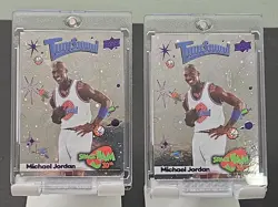 2026 MICHAEL JORDAN (Lot of 2) Space Jam 30th Anniversary COSMOS Trading Cards - Image 1