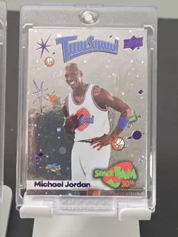 2026 MICHAEL JORDAN (Lot of 2) Space Jam 30th Anniversary COSMOS Trading Cards - Image 3