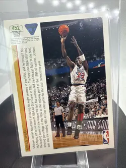 1991-92 Upper Deck - All-Star Michael Jordan #452 - Image 2