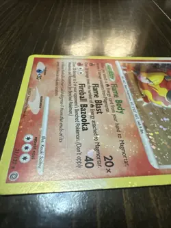 Magmortar 31/132 MP Holo Rare 3 SWIRLS EXTREME FOIL BLEED Secret Wonders TCG - Image 3