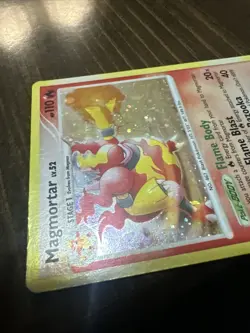 Magmortar 31/132 MP Holo Rare 3 SWIRLS EXTREME FOIL BLEED Secret Wonders TCG - Image 5