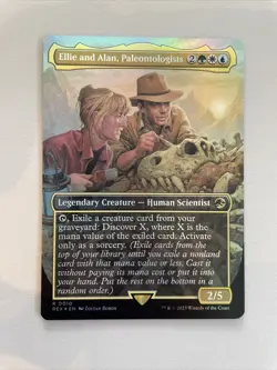Ellie And Alan, Paleontologists - Jurassic World FOIL Excellent Magic MTG - Image 1