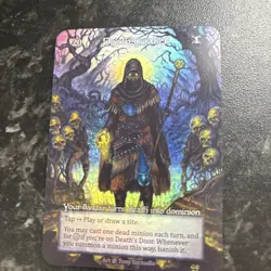 Sorcery: Contested Realm Beta. Avatar Foil. Deathspeaker - Image 1