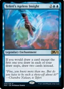 MTG - Teferi's Ageless Insight [Core Set 2021] NM - Image 1