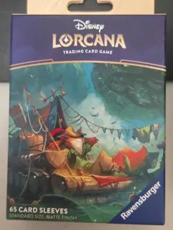 Lorcana Card Sleeves & Deck Box (Robin Hood 65-Pack) TCG Disney NIB - Image 4