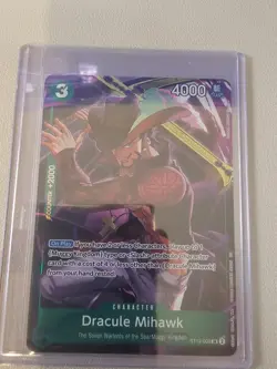 Dracule Mihawk (Illustration Box Vol.4) OP-PR ST12-003 Foil SR NM One Piece Prom - Image 1