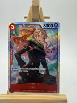 One Piece TCG Sanji OP10-005 SR Royal Blood English Card NM - Image 1