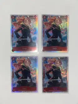 4x Sanji OP10-005 SR NM Playset Royal Blood One Piece TCG - Image 1