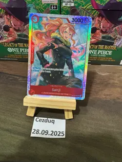 One Piece TCG Sanji OP10-005 Super Rare Foil English - Image 1