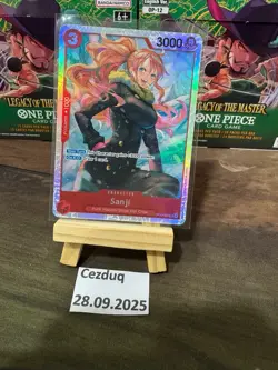 One Piece TCG Sanji OP10-005 Super Rare Foil English - Image 3