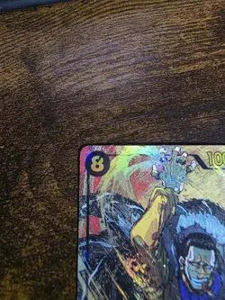 Crocodile OP14-120 Alternate Art The Azure Sea's Seven Sec One Piece Alt Secret - Image 3