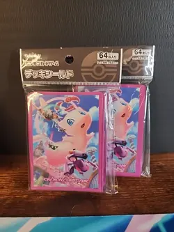 MEW Card Sleeves Pokemon Center Exclusive Japanese X64 -New- US Shipped - Image 1