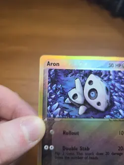 Pokemon Card: Aron REVERSE HOLO 25/109 EX Ruby & Sapphire Set - Image 4