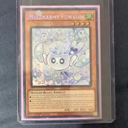 Yugioh! Mulcharmy Fuwalos 2025 Mega-Pack MP25-EN102 Prismatic Secret Rare - Image 1