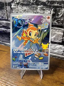 Pokemon First Partner Chimchar 041 Me: Mega Evolution Promo Holo - Image 1