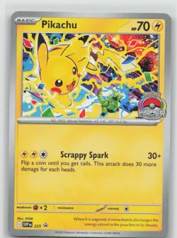 NM Pikachu (World Championship 2025) 225 Promo Scarlet & Violet Promo Pokemon - Image 1