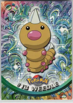 LP Weedle #13 Topps Trading Cards Series 1 Pokemon 1999 - Image 1