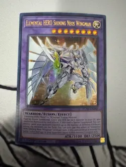 Elemental Hero Shining Neos Wingman POTE-EN041 Ultra Rare LP 1st Edition - Image 1