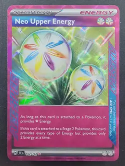 Neo Upper Energy 162/162 Ace Spec Temporal Forces Pokemon TCG - Image 1