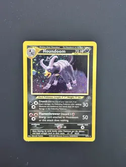 Houndoom 4/75 Neo Discovery Holo Rare WOTC Pokemon 2001 Unlimited Raw NM - Image 3