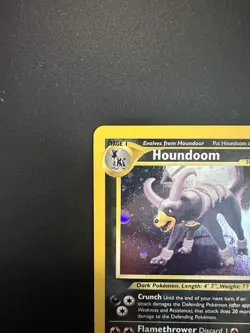 Houndoom 4/75 Neo Discovery Holo Rare WOTC Pokemon 2001 Unlimited Raw NM - Image 4