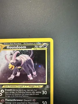 Houndoom 4/75 Neo Discovery Holo Rare WOTC Pokemon 2001 Unlimited Raw NM - Image 5