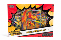 Pokemon Mega Emboar EX Box – Ascended Heroes Collection – Sealed Booster Box Set - Image 1