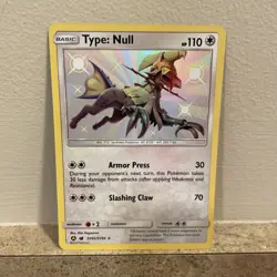 Type: Null - SV45/SV94 Hidden Fates Sun & Moon Shiny Rare Holo Pokemon 2019 - NM - Image 1