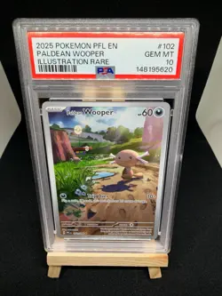 Paldean Wooper 102/094 - Phantasmal Flames - Pokemon TCG ✨ PSA 10 ✨ - Image 1